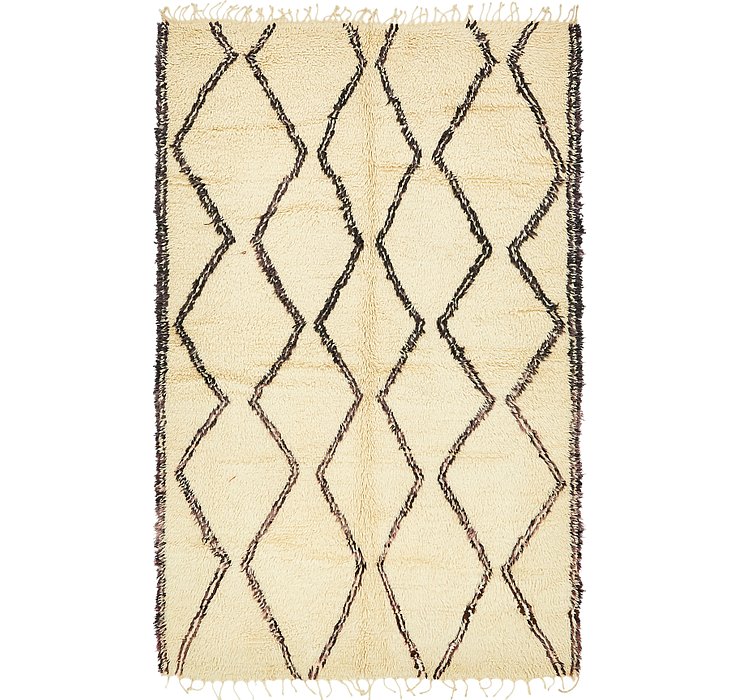 5' 4 x 9' Moroccan Rug