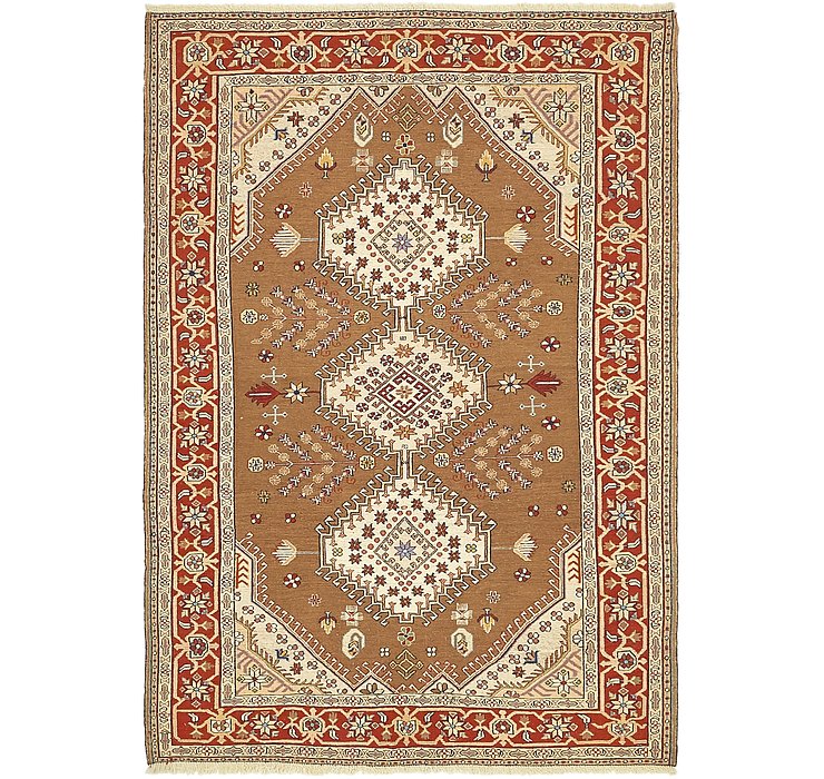 4' 5 x 6' 4 Sirjan Persian Rug
