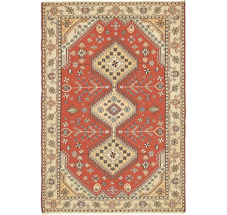 4' 3 x 6' 4 Sirjan Persian Rug