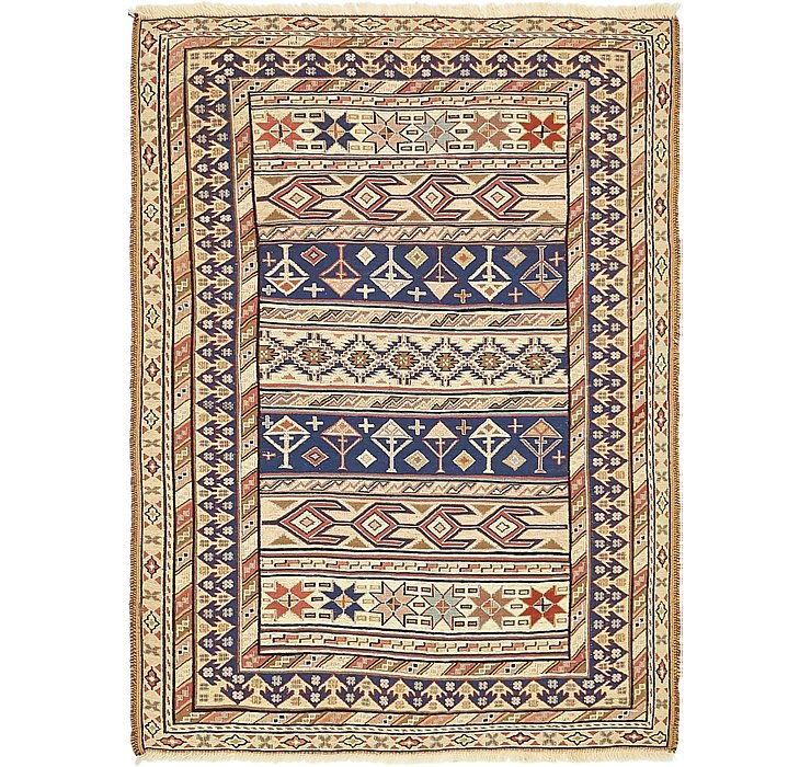 3' 7 x 4' 10 Sirjan Persian Rug