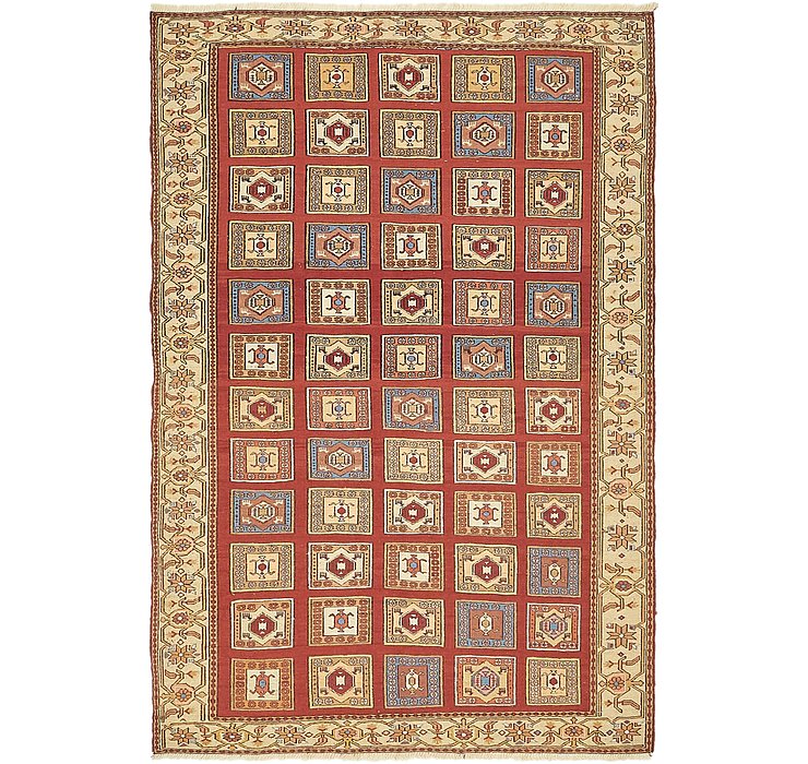 4' 2 x 6' 2 Sirjan Persian Rug