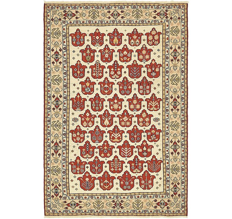 4' x 6' 2 Sirjan Persian Rug