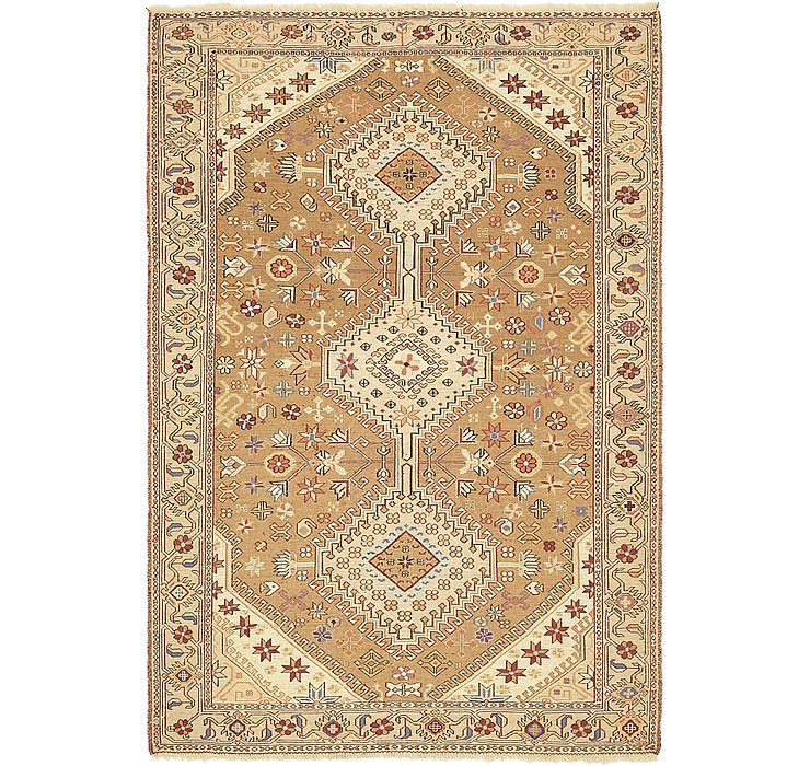4' x 5' 10 Sirjan Persian Rug