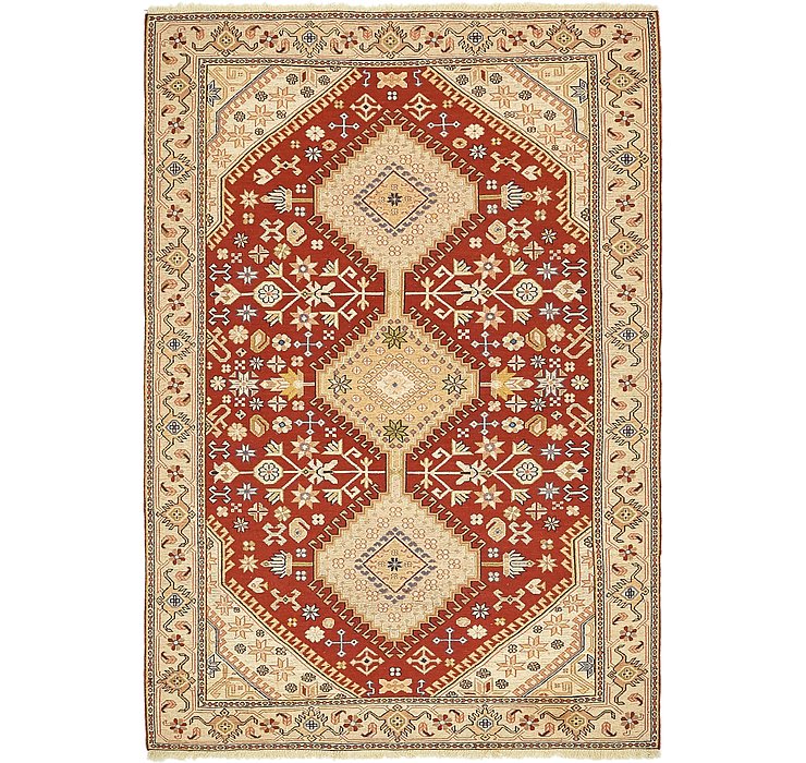 4' 6 x 6' 6 Sirjan Persian Rug