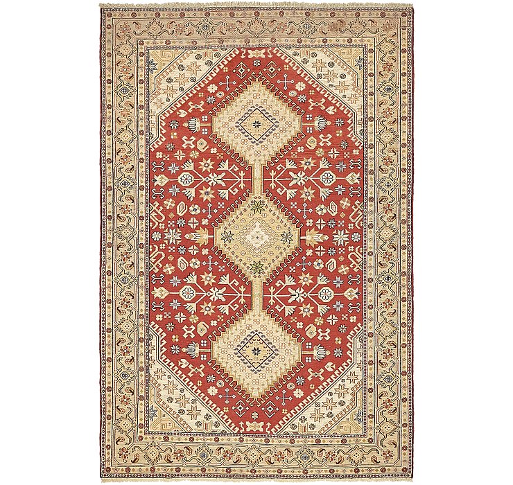 4' 8 x 7' Sirjan Persian Rug