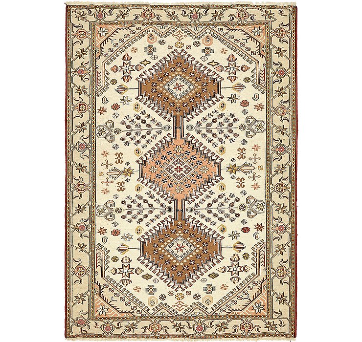 4' 3 x 6' Sirjan Persian Rug