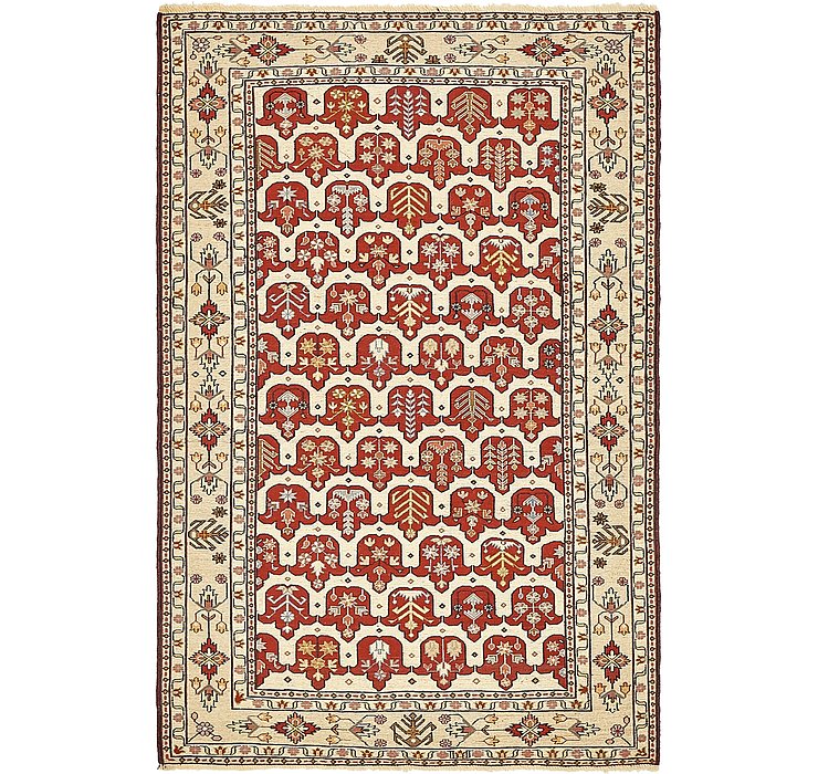 4' 3 x 6' 4 Sirjan Persian Rug