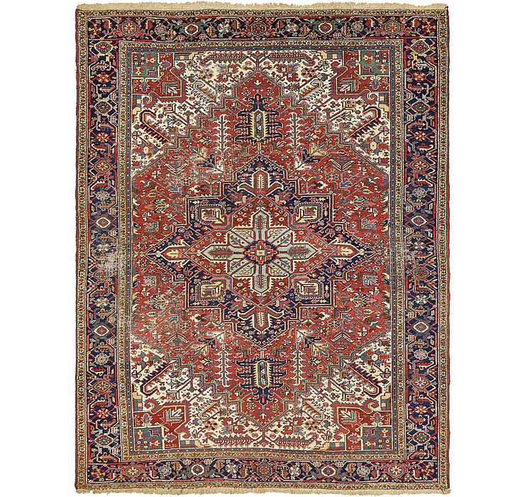 9' x 11' 9 Heriz Persian Rug