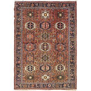 7' 9 x 11' Gharajeh Persian Rug