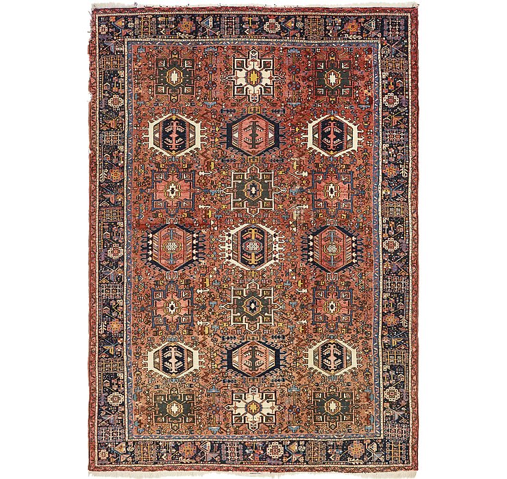 7' 9 x 11' Gharajeh Persian Rug