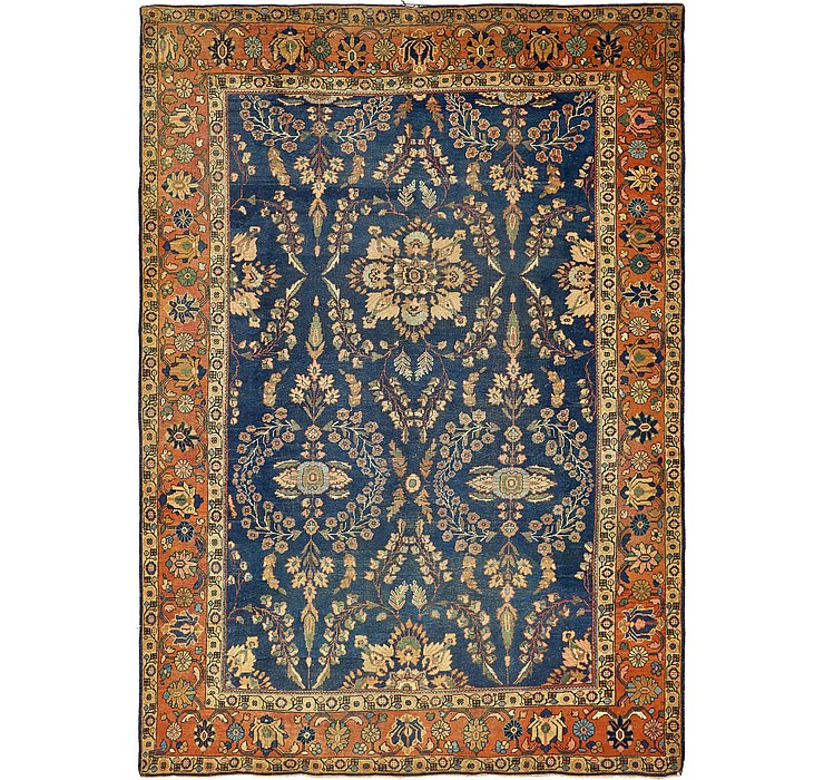 8' 7 x 12' 6 Sarough Persian Rug