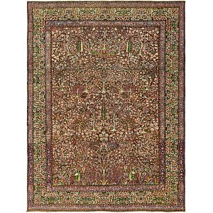 9' x 11' 10 Kerman Persian Rug