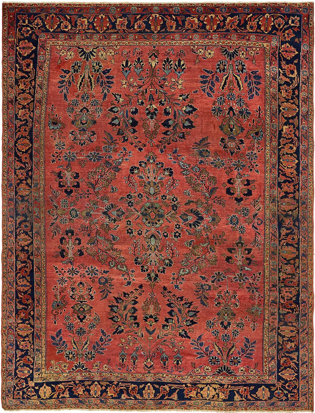 Red 8 10 X 11 7 Sarough Persian Rug Rugs