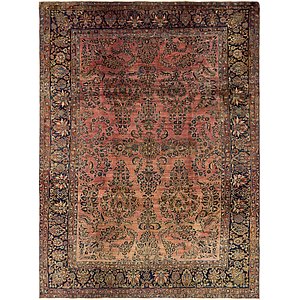 8' 8 x 11' 6 Sarough Persian Rug