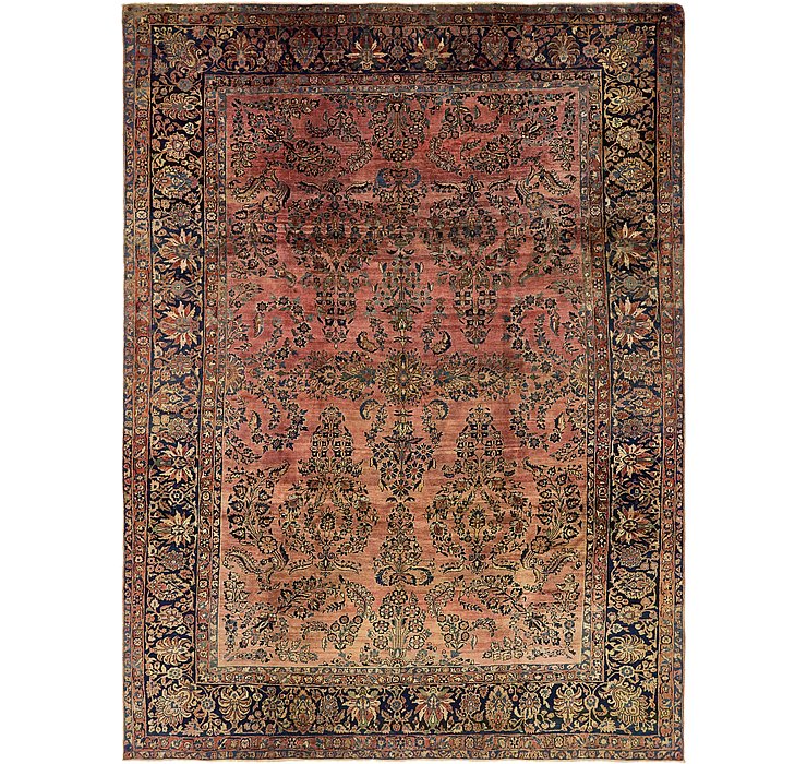 8' 8 x 11' 6 Sarough Persian Rug