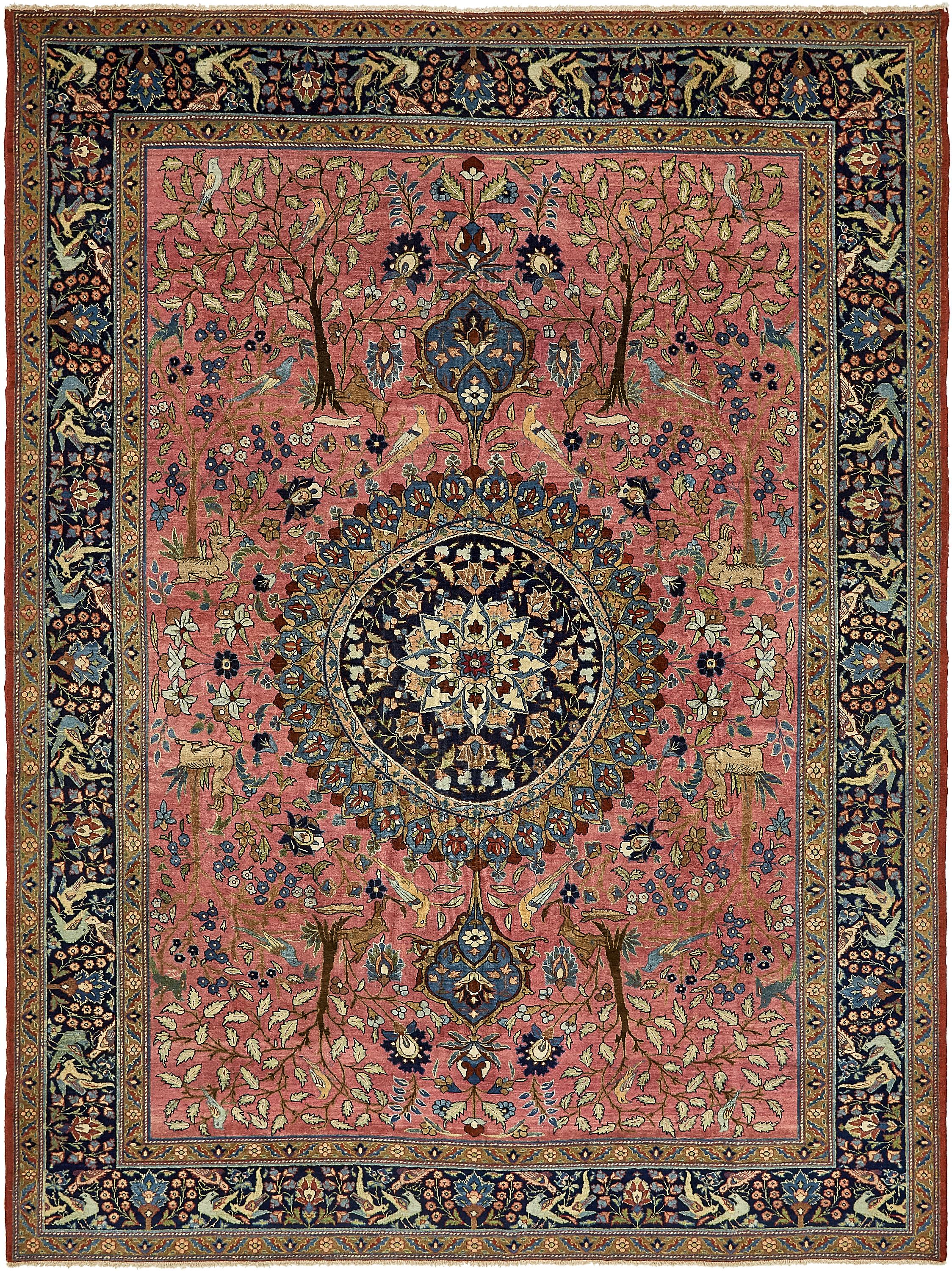 Pink 9' 5 x 12' 8 Liliyan Persian Rug eSaleRugs