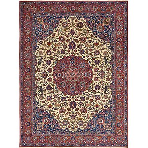 8' 7 x 11' 4 Isfahan Persian Rug