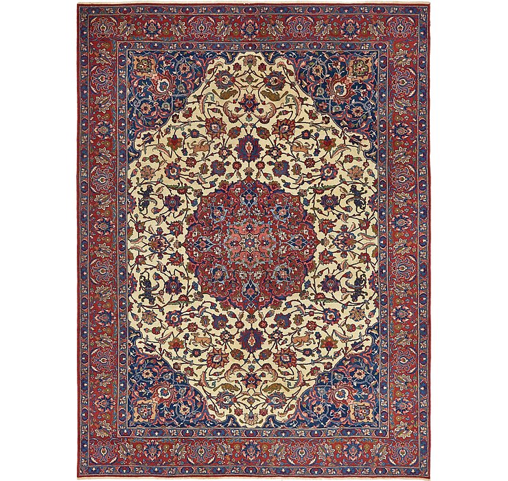 8' 7 x 11' 4 Isfahan Persian Rug