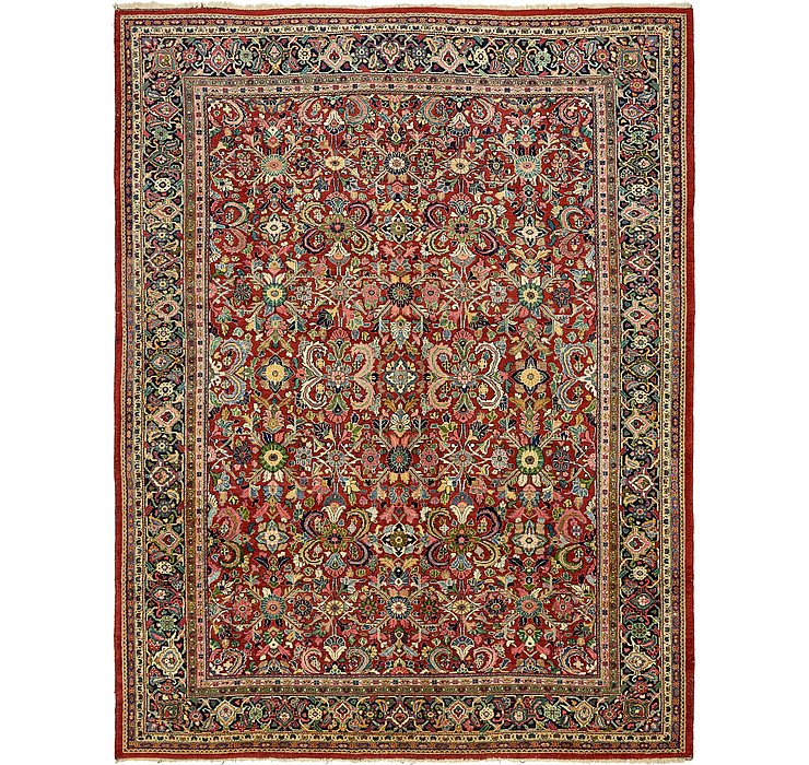 10' 5 x 13' 7 Meshkabad Persian Rug