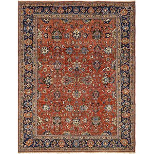 HandKnotted 8' 7 x 11' 3 Heriz Persian Rug