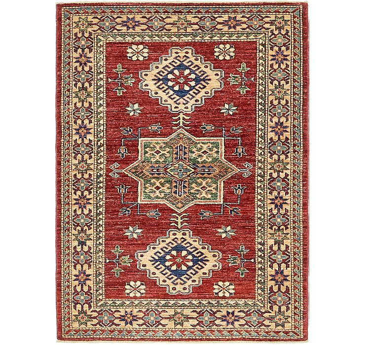 HandKnotted 3' 5 x 4' 9 Kazak Rug