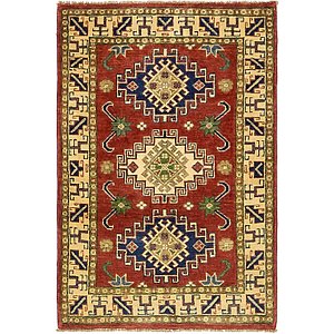 Unique Loom 2' 8 x 4' Kazak Rug