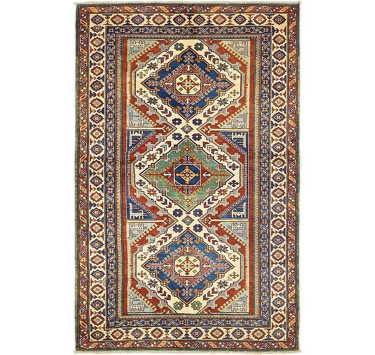 4' x 6' 6 Kazak Rug