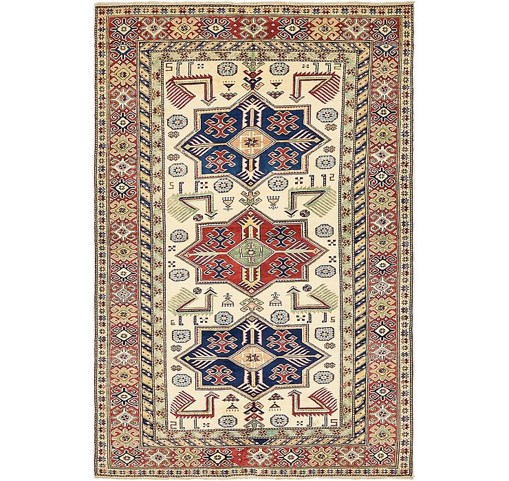 4' 9 x 7' Kazak Oriental Rug