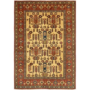 4' x 5' 10 Kazak Rug
