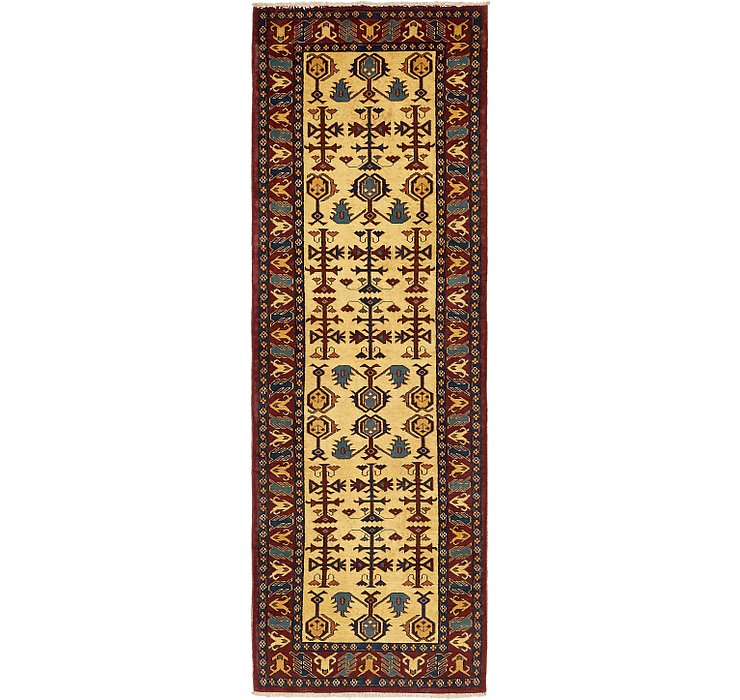 2' 7 x 7' 10 Kazak Runner Rug