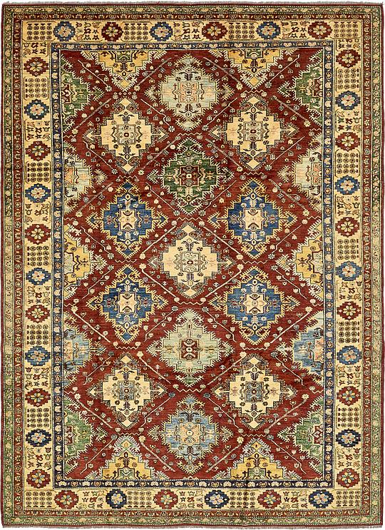 Red 8 X 11 5 Kazak Rug Oriental Rugs Handknotted Com Main Image Of Rug