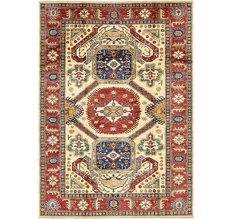 6' 3 x 8' 9 Kazak Rug
