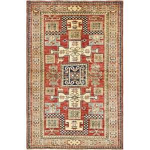 4' 2 x 6' 6 Kazak Oriental Rug