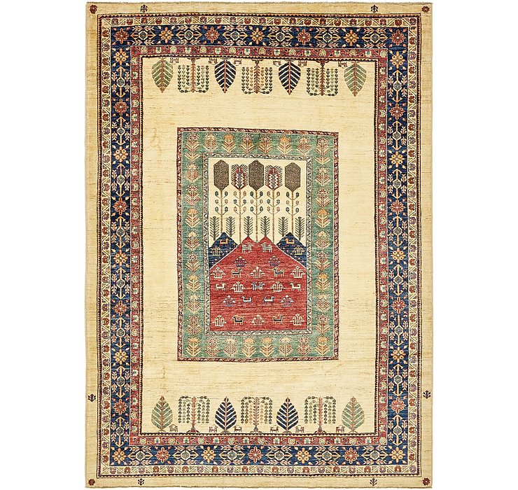 6' 2 x 8' 7 Kazak Oriental Rug