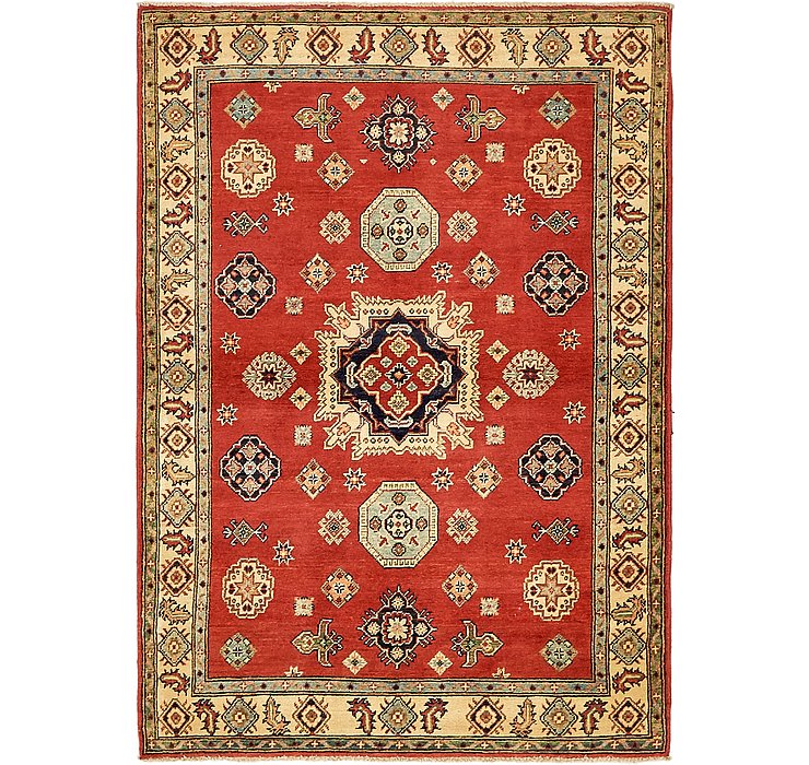 4' 2 x 5' 10 Kazak Oriental Rug