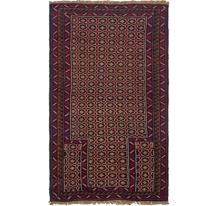 2' 9 x 4' 10 Balouch Persian Rug