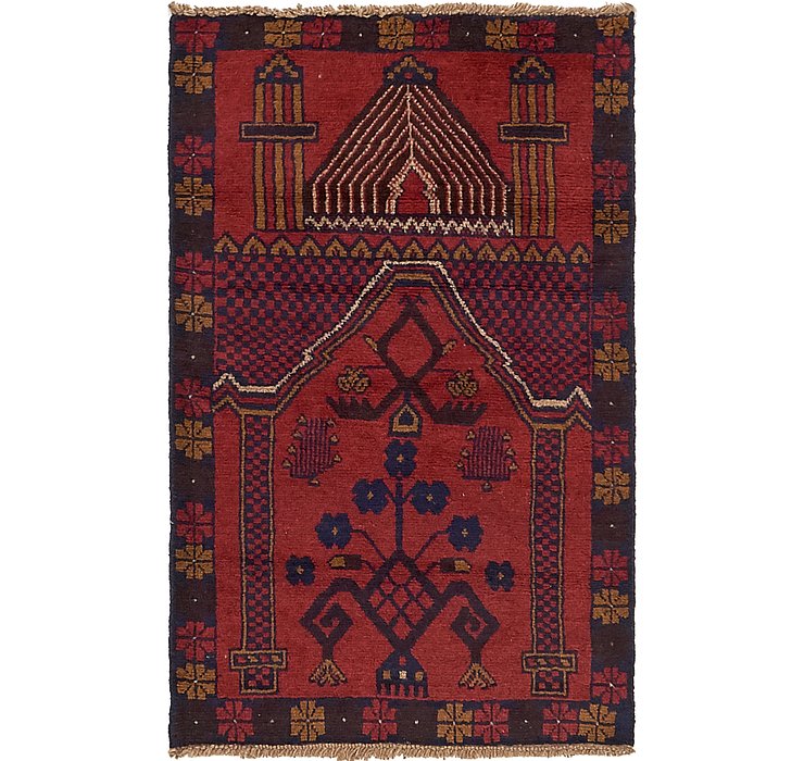 HandKnotted 2' 10 x 4' 7 Balouch Persian Rug