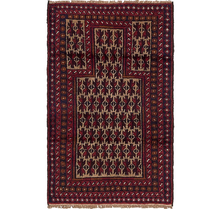 2' 10 x 4' 7 Balouch Persian Rug