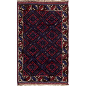 Unique Loom 3' x 4' 8 Balouch Persian Rug