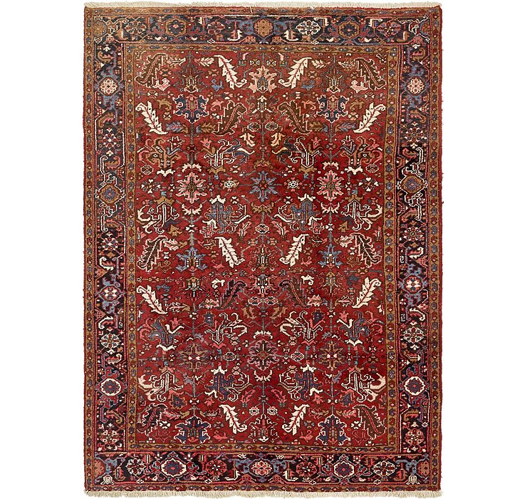 7' 4 x 10' Heriz Persian Rug