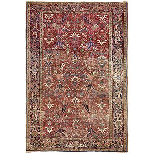 HandKnotted 7' x 11' 2 Heriz Persian Rug