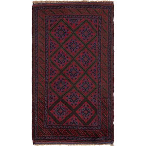 Unique Loom 2' 10 x 5' Balouch Persian Rug
