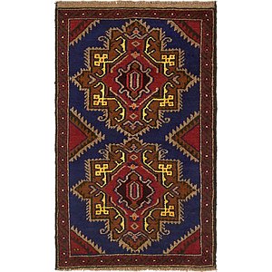 Unique Loom 2' 10 x 4' 9 Balouch Persian Rug