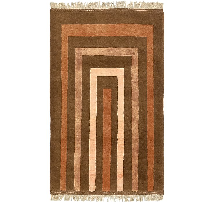 4' x 7' Shiraz-Gabbeh Persian Rug
