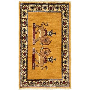 HandKnotted 2' x 3' 4 Ghashghaei Persian Rug
