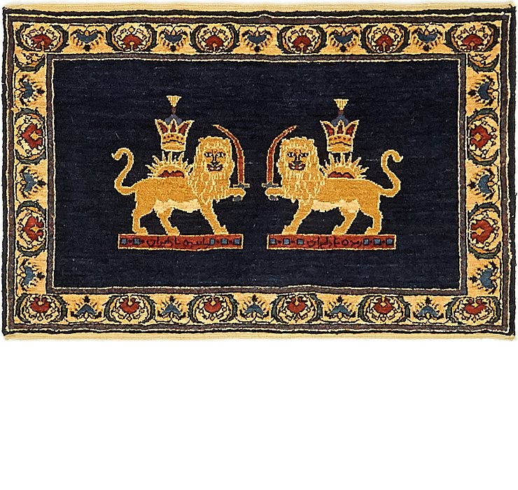 2' x 3' 3 Ghashghaei Persian Rug