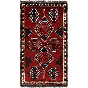 Unique Loom 4' 2 x 7' 4 Shiraz-Lori Persian Rug