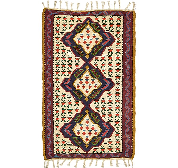 3' 4 x 5' 8 Kilim Fars Rug