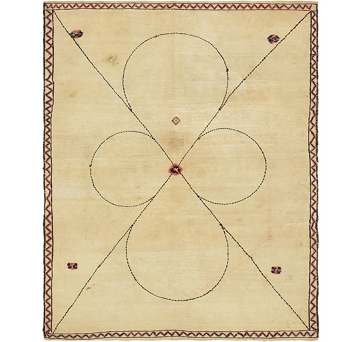 4' 2 x 5' 5 Moroccan Rug