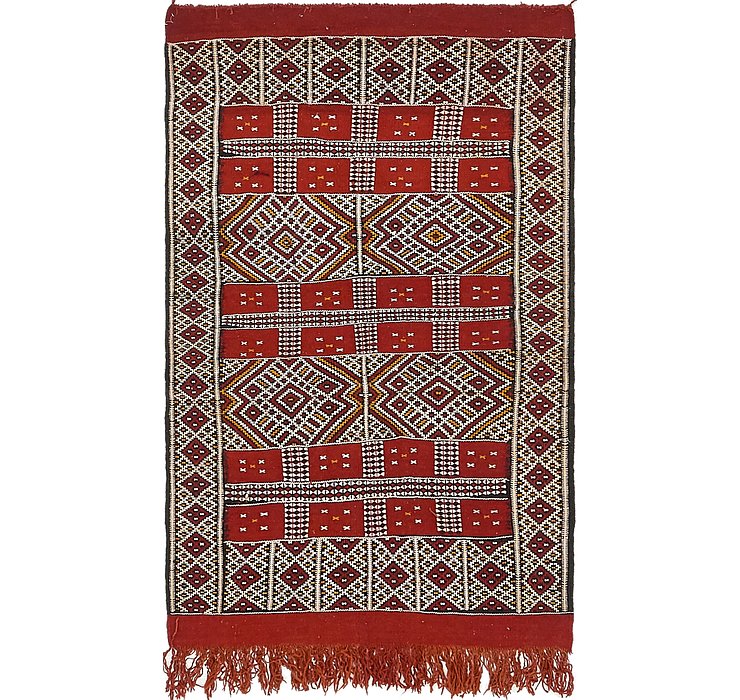 HandKnotted 3' x 4' 10 Moroccan Rug